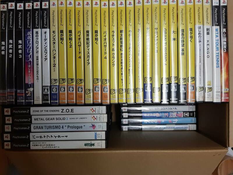 PS2ジャンク69本セット 鬼武者、風のクロノア2、ラチェット、ベスト系等