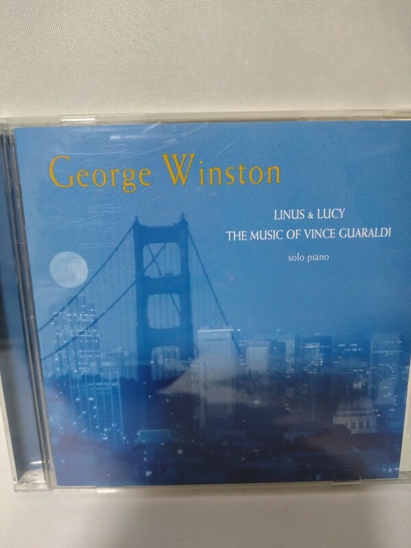 CD　ジョージ　ウィンストン　George Winston Linus＆Lucy The Music Of Vince Guaraldi solo piano　解説、譜面、帯付き