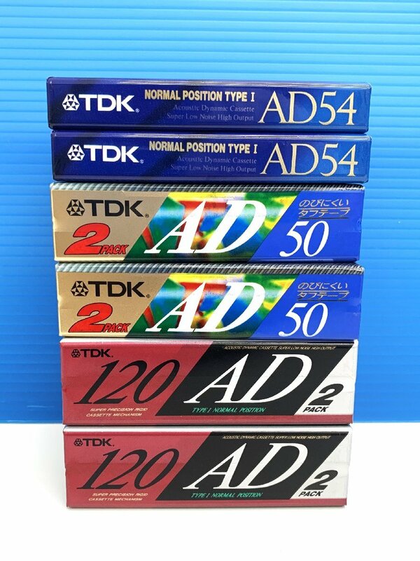 aet5-403 【未開封】 カセットテープ TDK / AD 120 / AD 54 / AD 50 / まとめて