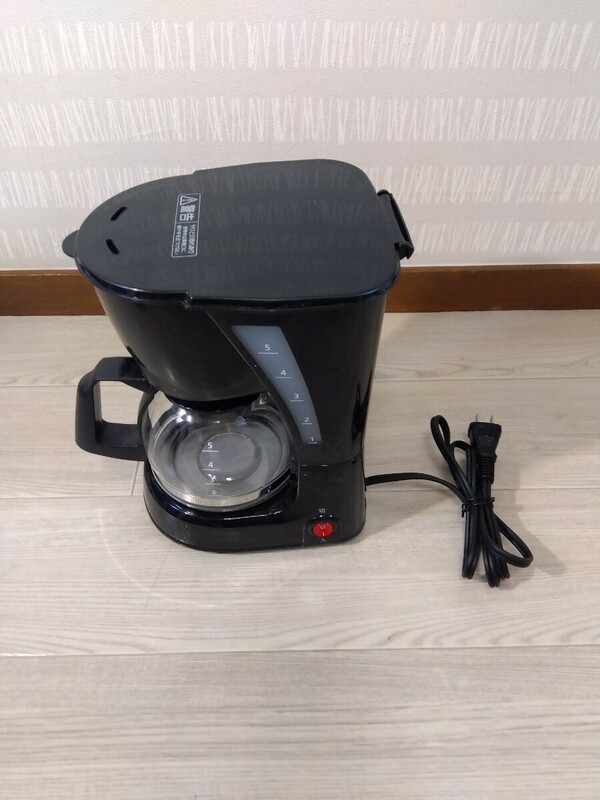 【F892】アイリスオーヤマ IRIS OHYAMA ドリップ式 コーヒーメーカー CMK-652-B ブラック