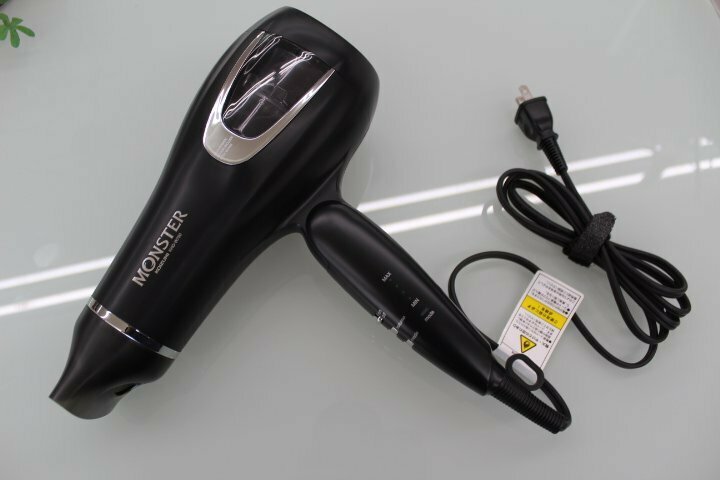 ○KOIZUMI ヘアドライヤー モンスター KHD-W750K 2023年製 【動作保証出品】コイズミ MONSTER KHDW750K ダブルファンドライヤー