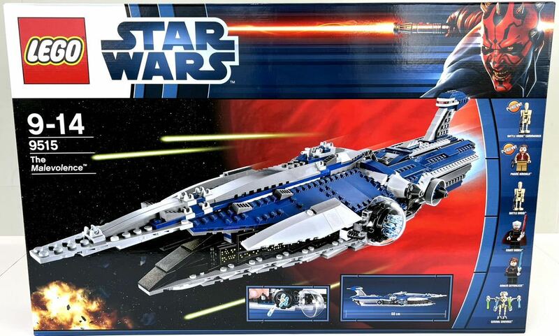 新品未開封 LEGO レゴ スター・ウォーズ グリーヴァス将軍の戦艦マレボランス 9515
