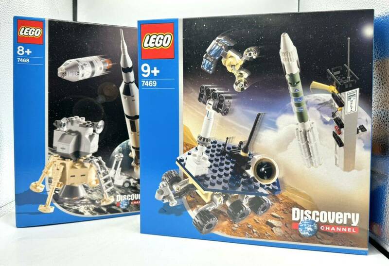 【新品未開封】 ２点セット LEGO レゴ ディスカバリーチャンネル 7468 月面探査計画サターン 7469 火星探査計画