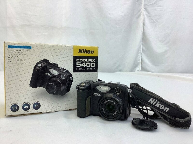 Nikon(ニコン) COOLPIX 5400 CFカード欠品 バッテリー充電不可 ジャンク品 ACB