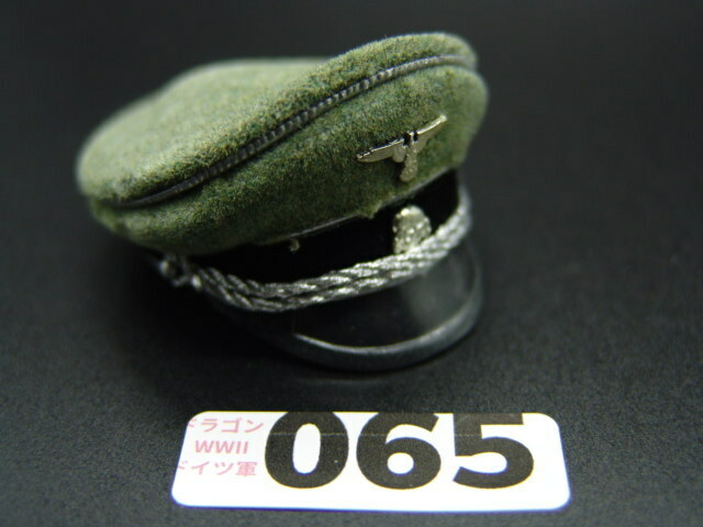 【 DR 065 】1/6ドールパーツ：DRAGON製 ドイツ軍 SS将校用制帽（WWII)【 長期保管・ジャンク扱い品 】