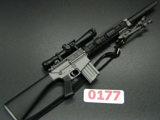 【 赤 0177 】1/6ドールパーツ：DRAGON製 M16狙撃型ライフル【 長期保管・ジャンク扱い品 】