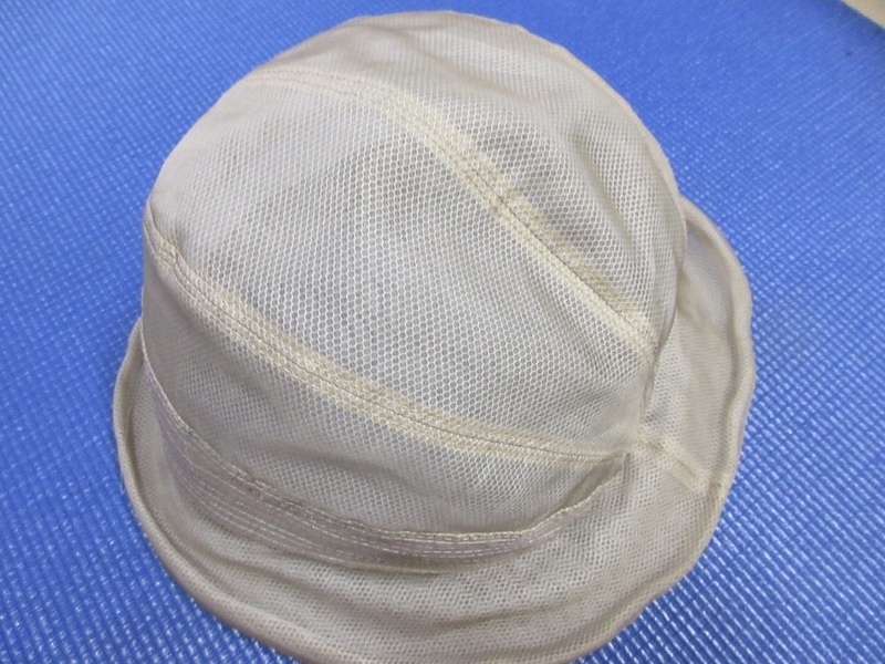 シルク100%・ため息ものの美しさYUMI KATSURA 桂由美　高級帽子・透かし夏ソフト帽・グラデーションステッチ・美品