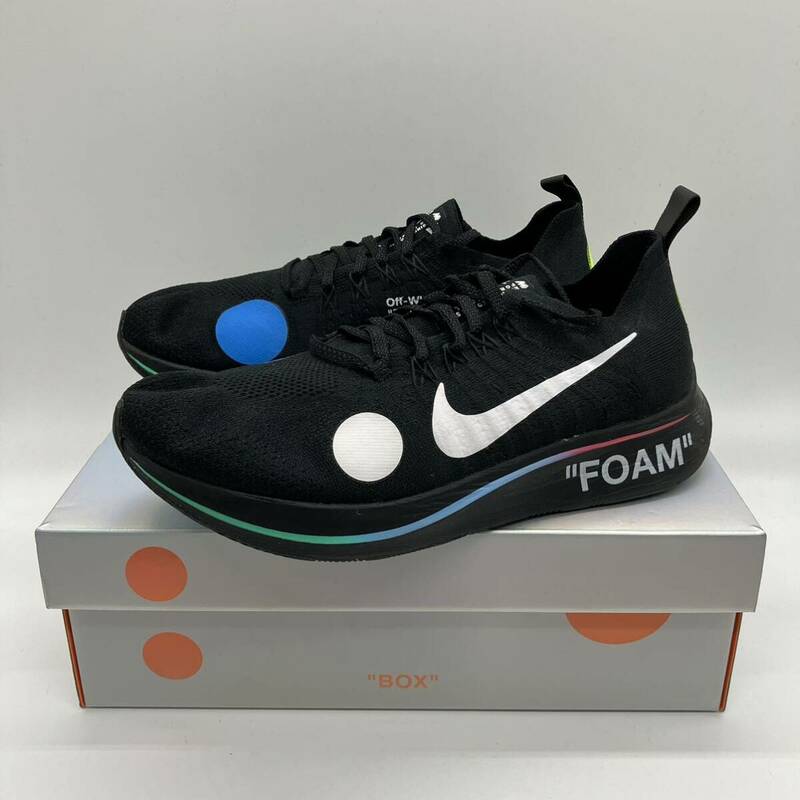 【27.5cm】Off-White Nike Zoom Fly Mercurial Flyknit オフホワイト ナイキ ズームフライ マーキュリアル フライニット (AO2115-001) F599