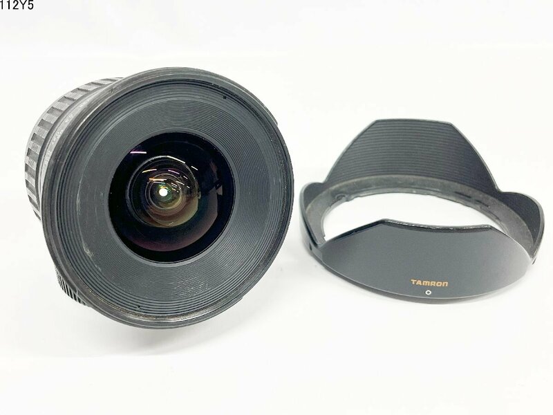★TAMRON タムロン ASPHERICAL LD DiⅡ SP AF 11-18mm 1:4.5-5.6 [IF] Canon キャノン用 一眼レフ カメラ レンズ DA13 フード 112Y5-7