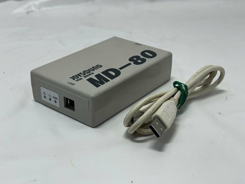 【中古】JOYSOUND MD80 JSシリーズ用USB接続アナログモデム　通電確認