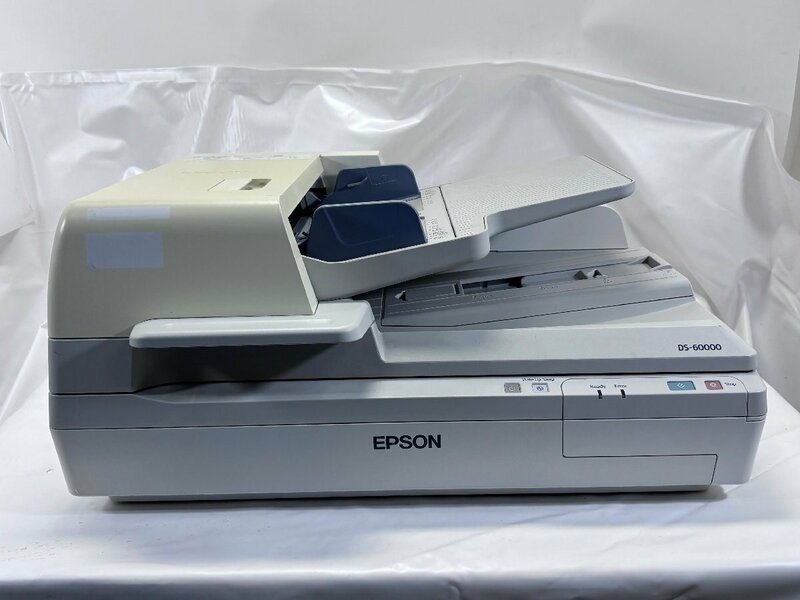 【中古】EPSON DS-60000　ADF付A3フラットベッドスキャナ　スキャン少ない #643 ヤケあり。