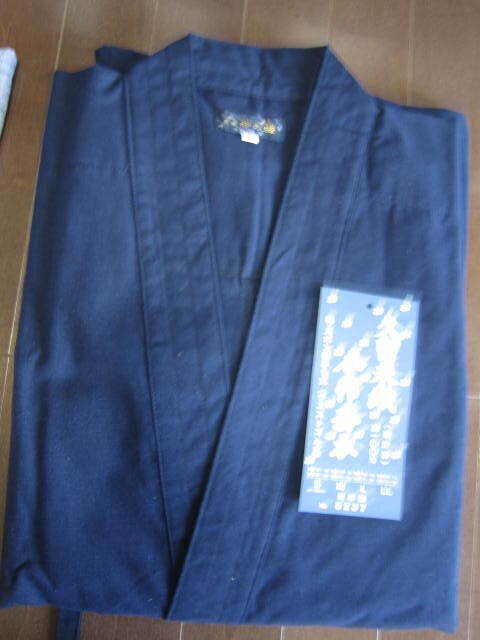 作務衣（濃紺色）Mサイズ　久留米織本作務衣　日本製　綿100％ 送料無料 