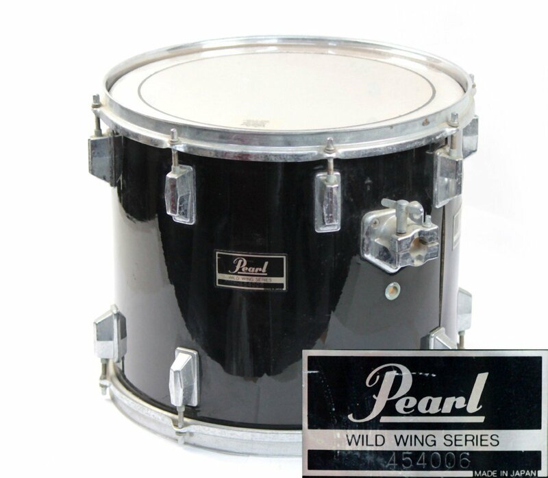 Pearl パール WILD WING 約14インチ タム タムタム ブラック 高さ約33cm ワイルドウイング TamTam 打楽器 ドラム パーカッション 音楽