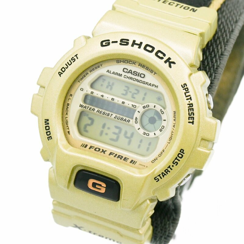 1円 稼働 良品 箱/保証書付 CASIO G-SHOCK Gショック X-treme エクストリーム DW-6900 FOXFIRE QZ腕時計 フォックスファイヤー239820240326