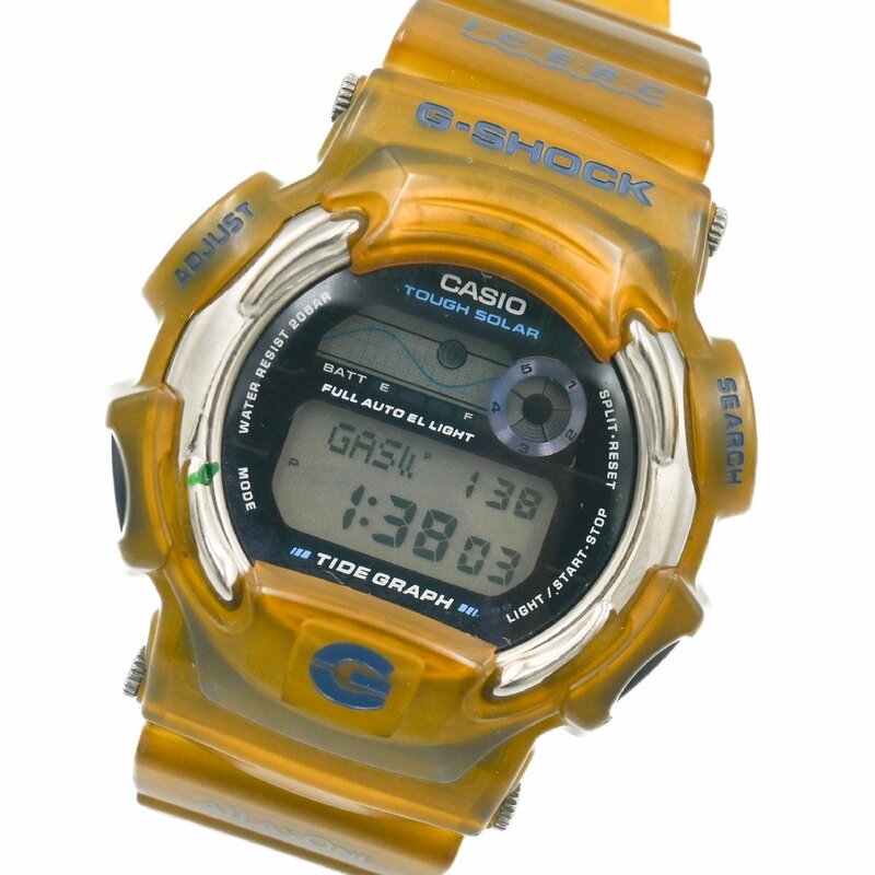 1円 稼働 CASIO カシオ G-SHOCK Gショック DW-9700K イルカクジラ会議モデル QZ クオーツ デジタル SS 腕時計 メンズ 男性用 13220240213