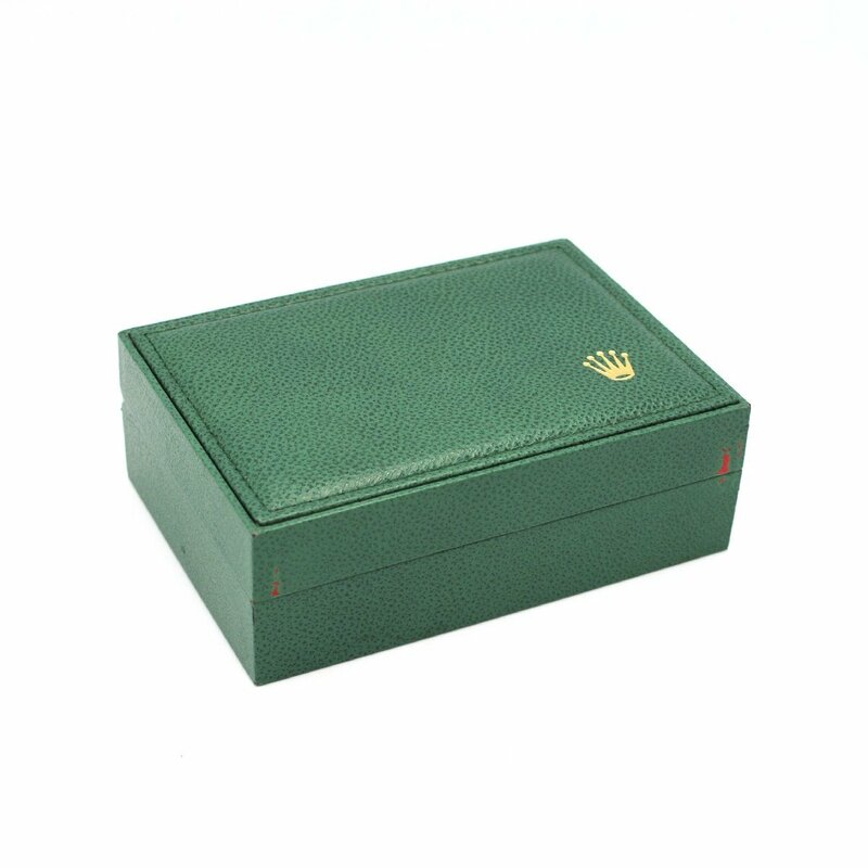 1円 ROLEX CASE ロレックスケース 時計用 空箱 BOX S 内箱 68.00.08 緑 グリーン 付属品 ウォッチケース ヴィンテージ 0410920240528
