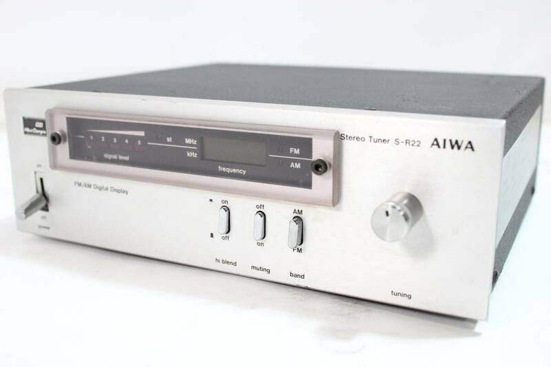 現状品 アイワ FM/AMチューナー S-R22 オーディオ機器 AIWA 音響機器 ITQDAV9TVDEO-YR-A00-byebye
