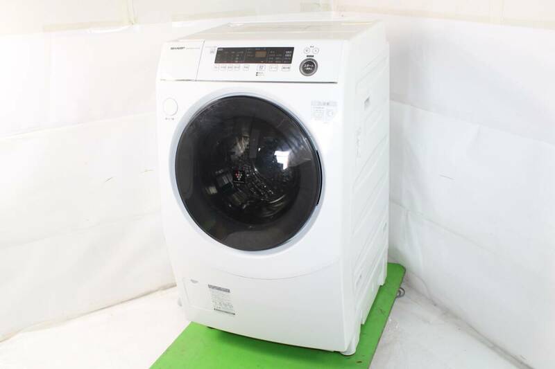 シャープ ドラム式洗濯乾燥機 ES-H10F WR 10.0/6.0kg 22年製 家電 SHARP 時短 ITQ1XGSSHD2G-Y-H40-byebye