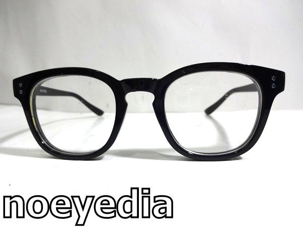 X4E008■本物■ ノーアイディア noeyedia NE-441 ブラック サングラス メガネ 眼鏡 メガネフレーム
