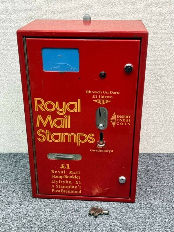 ⑤ Royal Mail Stamps ヴィンテージ 切手自動販売機 ロイヤルメール イギリス 英国 アンティーク 雑貨 インテリア D02