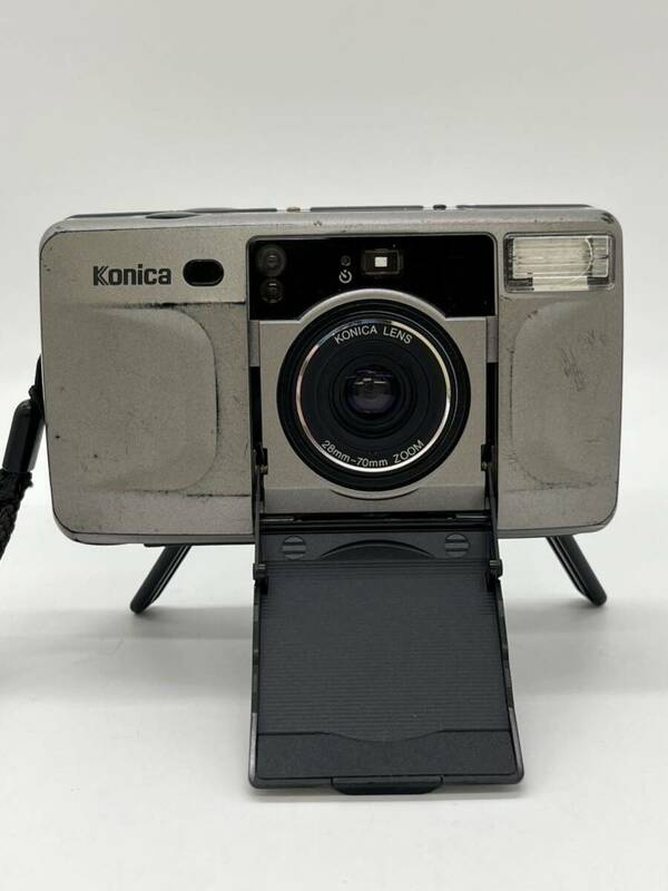 【 Konica BiG mini Standa 28-70mm ZOOM カメラ 】 コニカ コンパクト フィルムカメラ FLIP-TYPE ミニ スタンド