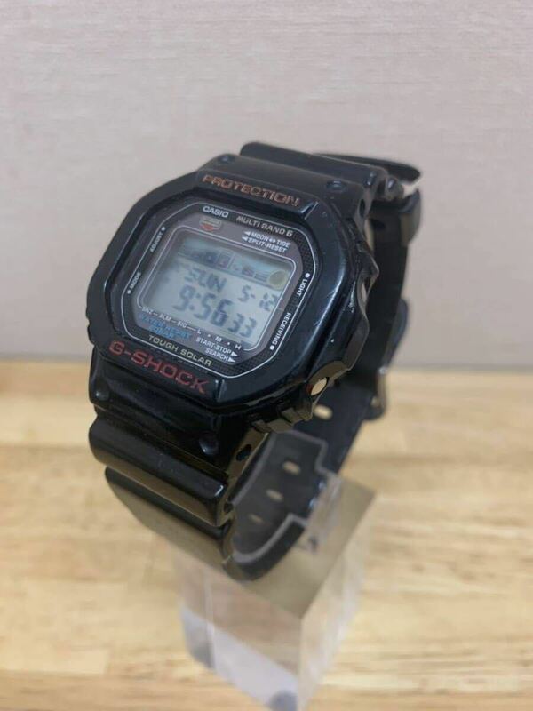 【1円〜売り切り】【稼働品】CASIO G-SHOCK GWX-5600 カシオ Gショック メンズ腕時計 デジタル　電波ソーラー　ブラック