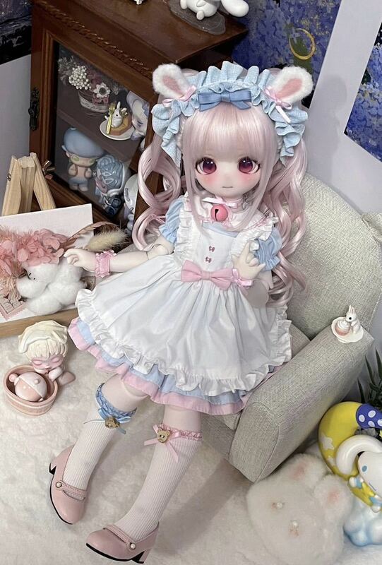 BJDドール用衣装セット MDD/kumako/MSDサイズ通用 双子 全2色 球体関節人形 doll