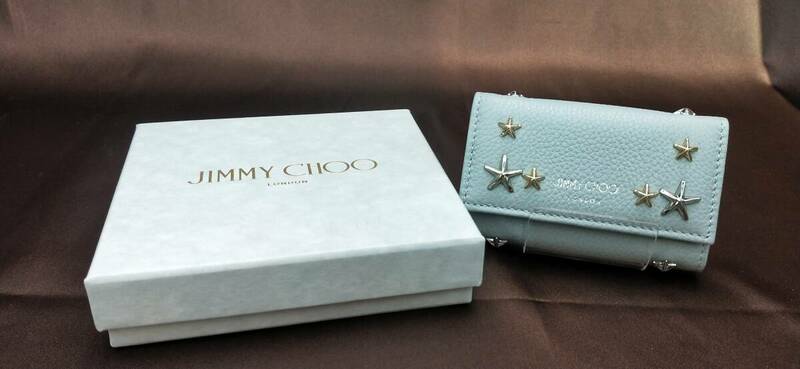 mo/232031/2405/ジミーチュウ キーケース JIMMY CHOO スタースタッズ レザー 6連 キーケース