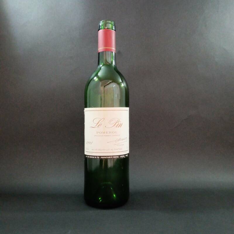 ◆シャトー ルパン Chateau Le Pin 1991 空ボトル 空 瓶 デキャンタ◆KAS33159