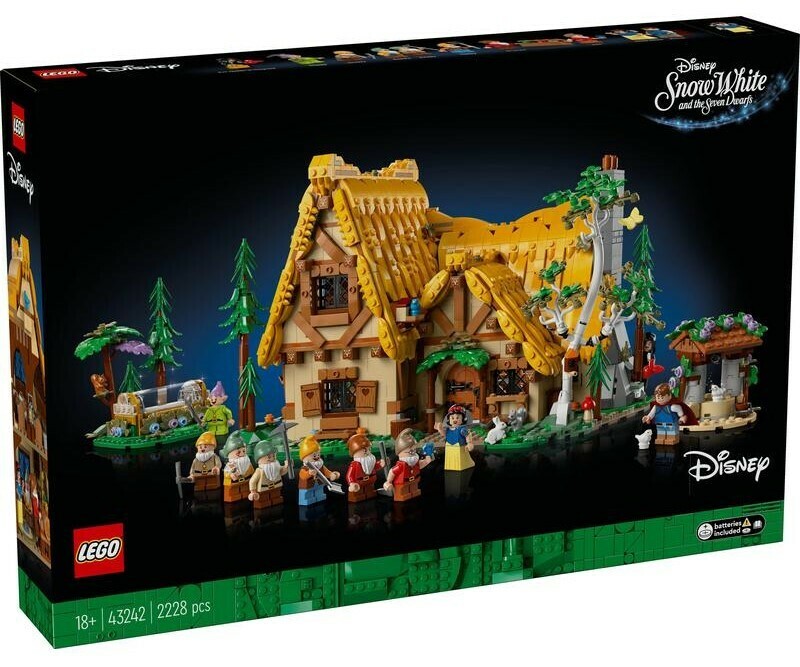 即決　LEGO 43242　白雪姫と7人のこびとが住む森の家　レゴ