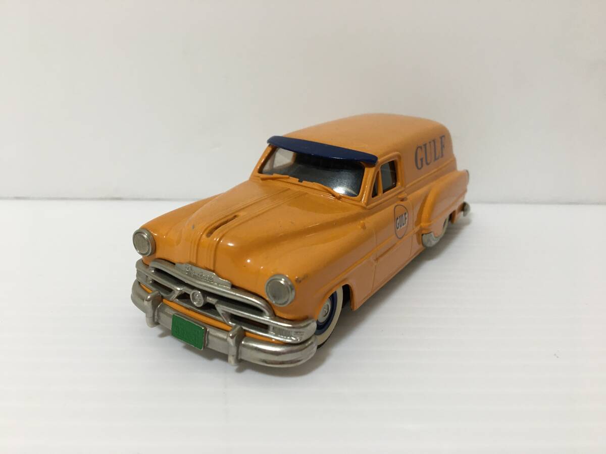 ○W143○現状品 ミニカー Brooklin ブルックリン Models BRK 31 PONTIAC SEDAN DELIVERY GULF ガルフ 1/43 英国製 約12cm