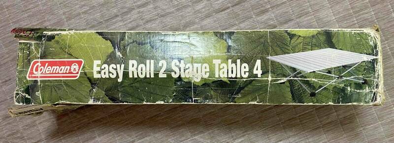 美品 コールマン Coleman Easy Roll 2 Stage Table 4 テーブル 面 76㎝ｘ75㎝ 