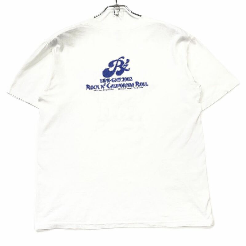 02th B'z/ビーズ Tシャツ OFFICIAL MERCHANDISE LIVE-GYM 2002