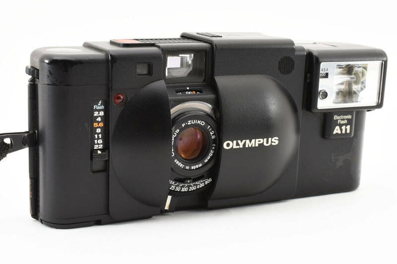 ★希少動作良好★ OLYMPUS XA（35/2.8）A11付 オリンパス フィルムカメラ　＃2541