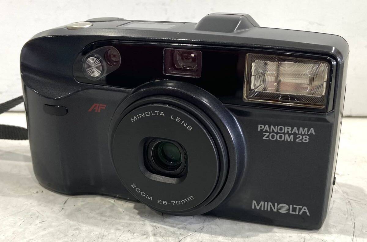 240524B☆ MINOLTA PANORAMA ZOOM 28 LENS ZOOM 28-70mm コンパクトフィルムカメラ ♪配送方法＝おてがる配送宅急便(EAZY)♪