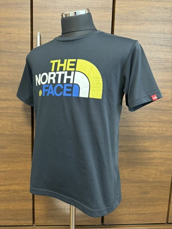 THE NORTH FACE(ザ・ノースフェイス） S/S Colorful Logo Tee（カラフルロゴティー）NT31931 ブラック M GOLDWIN正規品
