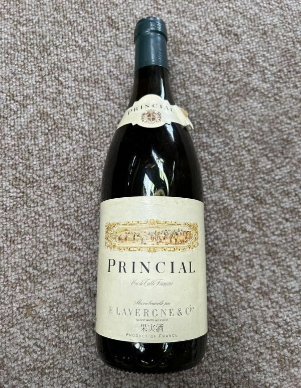 【A77】未開栓 古酒 PRINCIAL BLANC プランシアル 果実酒 ワイン フランス やや甘口 750ml 現状品