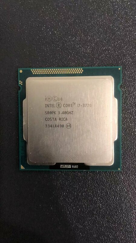 CPU インテル Intel Core I7-3770 プロセッサー 中古 動作未確認 ジャンク品 - A582