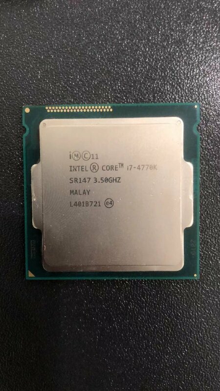 CPU インテル Intel Core I7-4770K プロセッサー 中古 動作未確認 ジャンク品 - A416