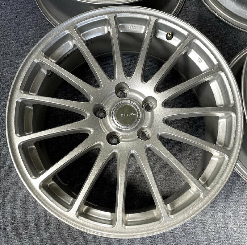 BRIDGESTONE ECO FORME SE-12 18インチ アルミホイール 7.5J +42 5H PCD114.3 4本 5穴 ブリヂストン エコフォルム BS