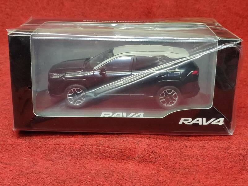 未開封 1/30ミニカー トヨタ 新型 RAV4 Adventure アッシュグレーメタリック(1K6)×アティチュードブラックマイカ(218)［2QW］非売品