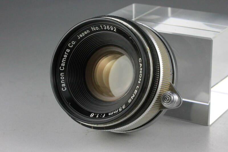 実写テスト済み Canon 35mm f1.8 ライカマウント キヤノン 単焦点 LTM Leica Lマウント L39 M39 キャノン #290