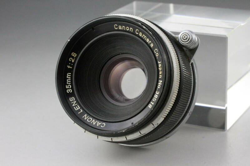 実写テスト済み Canon 35mm f2.8 ライカマウント キヤノン 単焦点 LTM Leica Lマウント L39 M39 キャノン #130