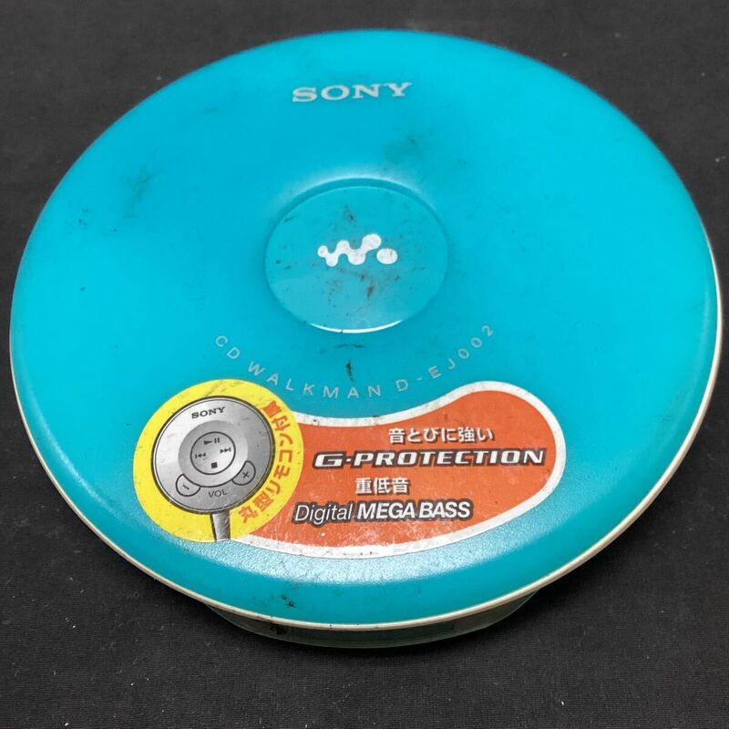 ポータブルCDプレーヤー CDウォークマン ウォークマン CD SONY ソニー ポータブル プレーヤー ブルー WALKMAN 