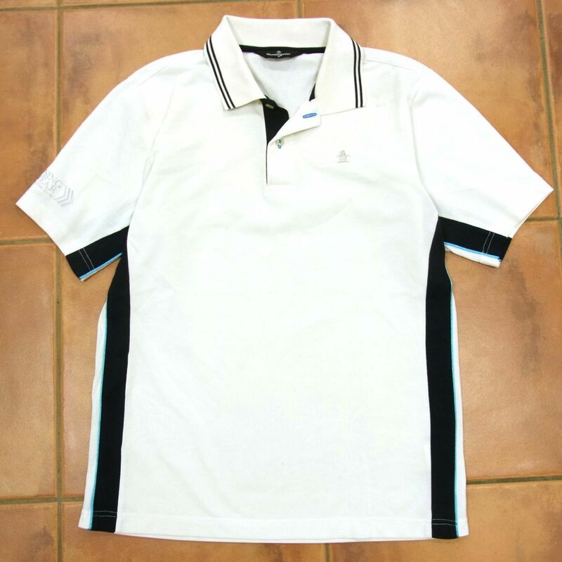 ◆Munsingwear マンシングウェア ゴルフ 半袖 ポロシャツ 日本製 春夏物 メンズ 1円スタート