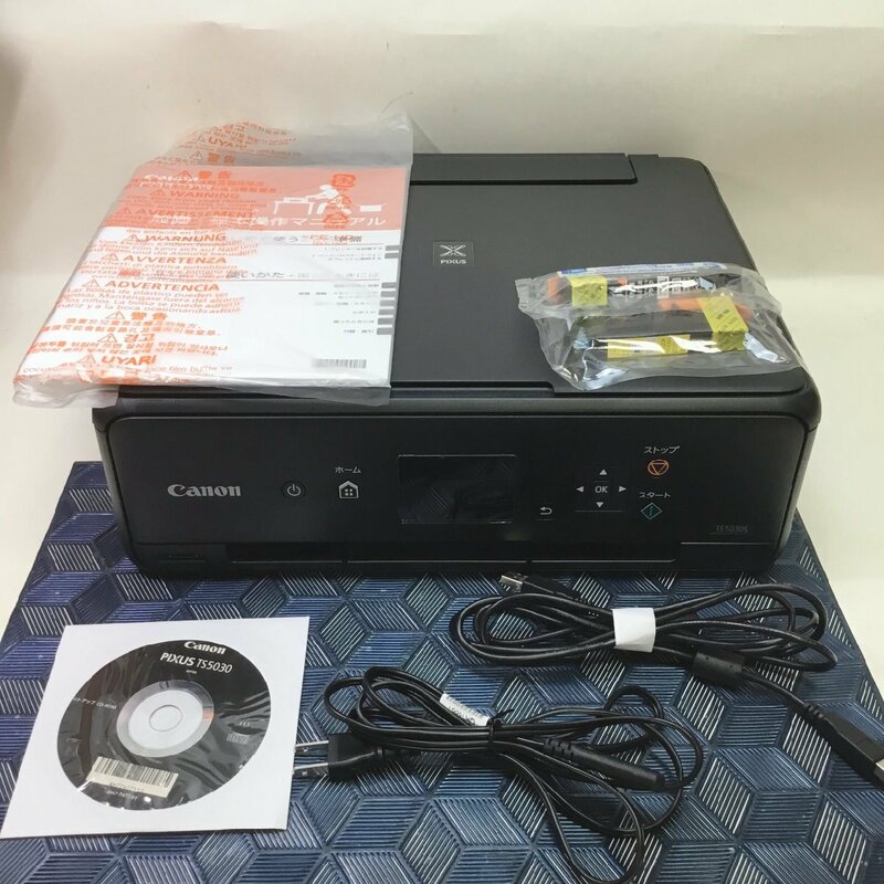 【中古品/CH】動作確認 Canon キャノン インクジェット プリンター 複合機 PIXUS ブラック RS0524/0005