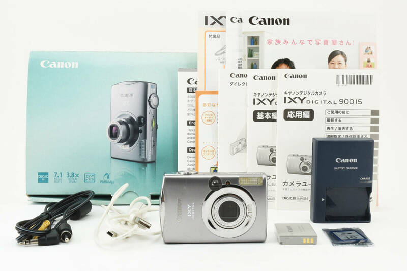 元箱付 ★極上美品★キヤノン CANON IXY DIGITAL 900IS コンパクトデジタルカメラ (3952)