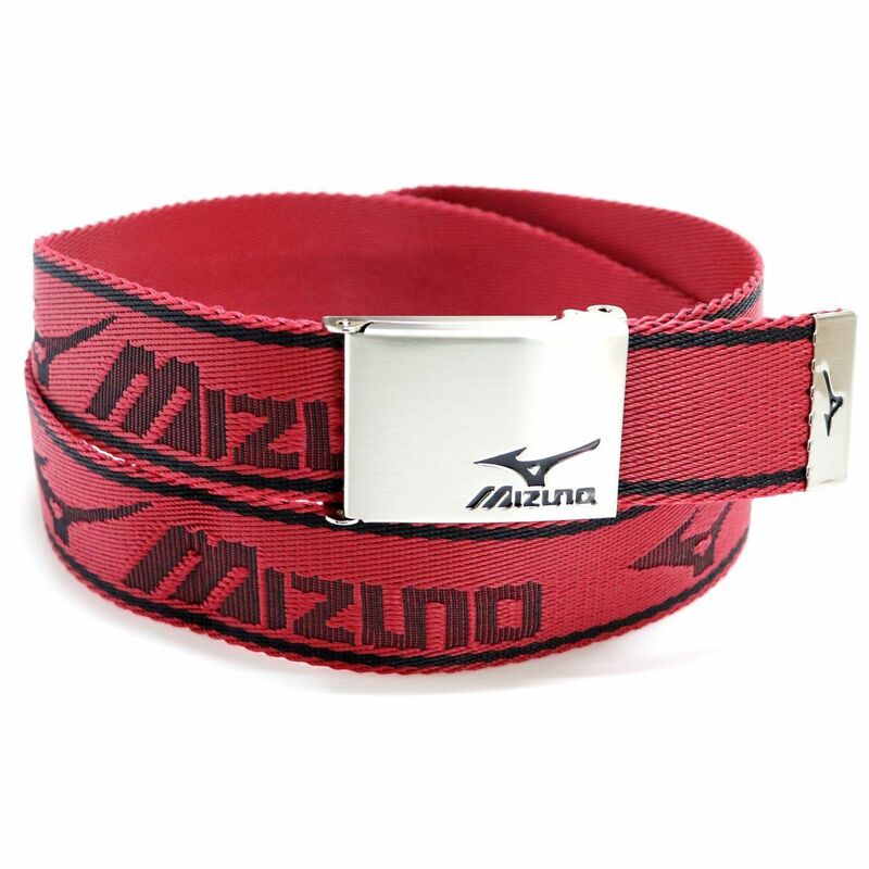 ★ミズノ ゴルフ MIZUNO GOLF 新品 メンズ 長さ調節可能 ベルト BELT ゴルフウェア 紳士 赤 [52JY905163RED1N] 一 八★QWER QQAA-62