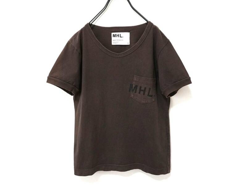 MHL. コットンポケットTシャツ 2 日本製
