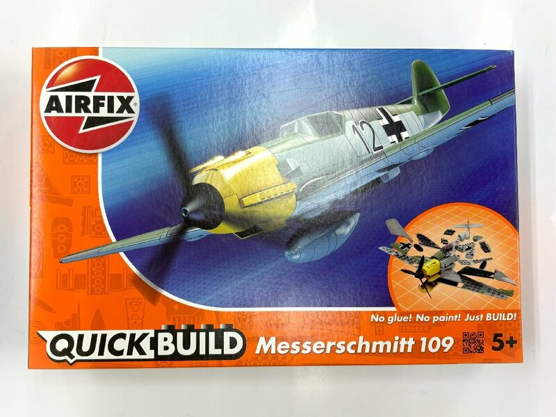 エアフィックス Airfix クイックビルドシリーズ 飛行機 ドイツ空軍 メッサーシュミット Bf109★新品★パケイタミ有★プラモデル★模型